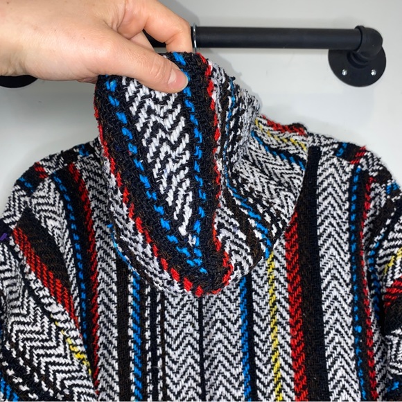 Grateful Dead Rasta Striped Drug Rug Hoodie - Picture 6 of 10